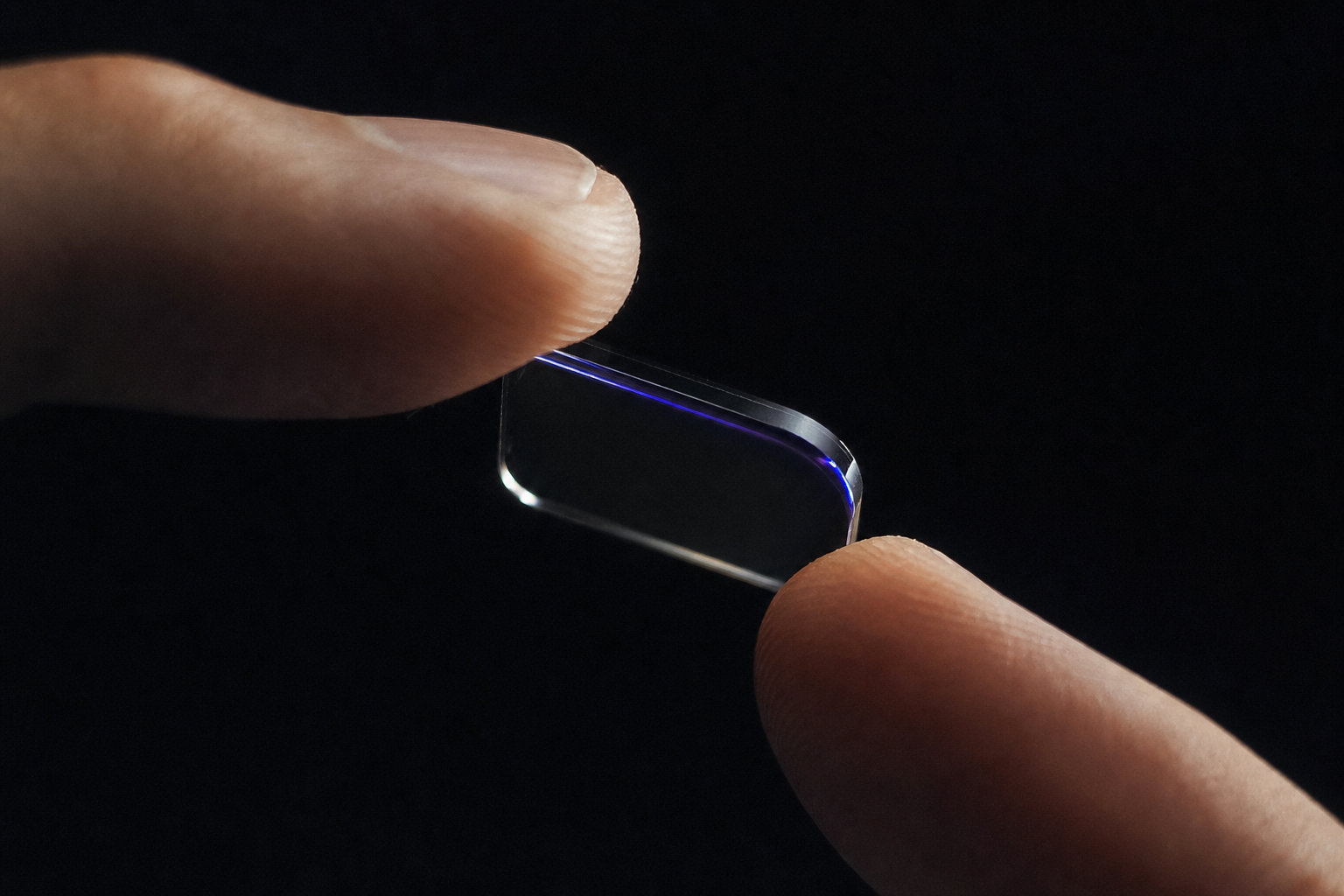 Precision glass interface module representing mobile and web product development